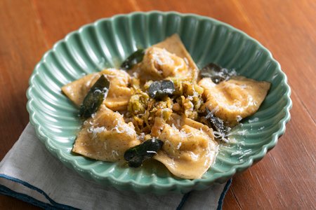 Cappellacci with Savoy Cabbage and Cheese