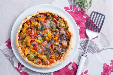 Ratatouille savory tart