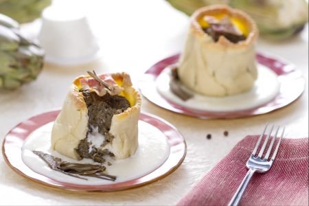 Artichoke Tart with Gooey Center