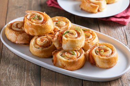Puff pastry pinwheels