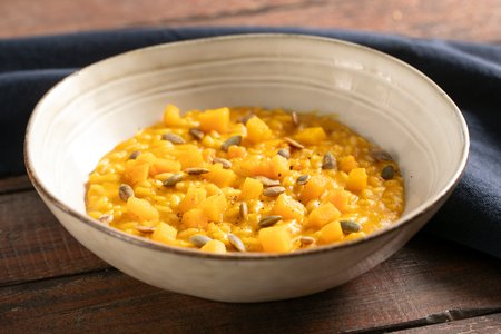 Pumpkin and Seed Risotto