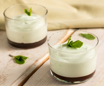 Cocoa and Mint Mousse