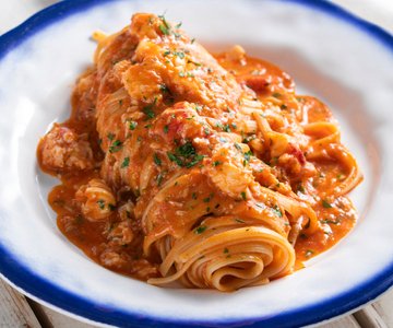 Linguine with Lobster