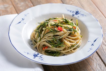Pasta with agretti