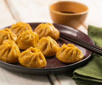 Chinese chicken curry dumplings