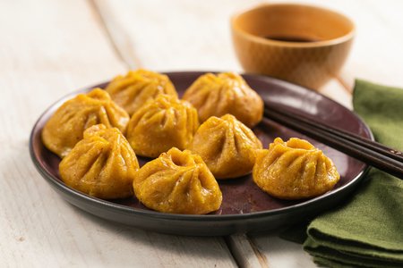 Chinese chicken curry dumplings