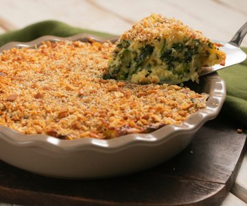 Vegetarian potato gateau