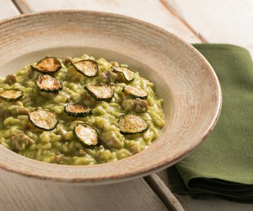 Zucchini and Sausage Risotto