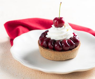 Coffee and Cherry Tartlets