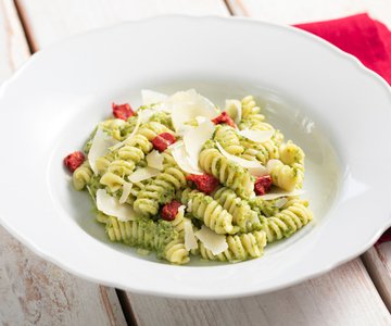 Creamy escarole and nduja pasta