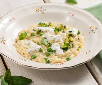 Creamy Spring Pastina