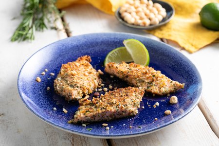 Hazelnut-Crusted Trout