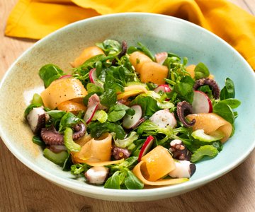 Octopus and Melon Salad